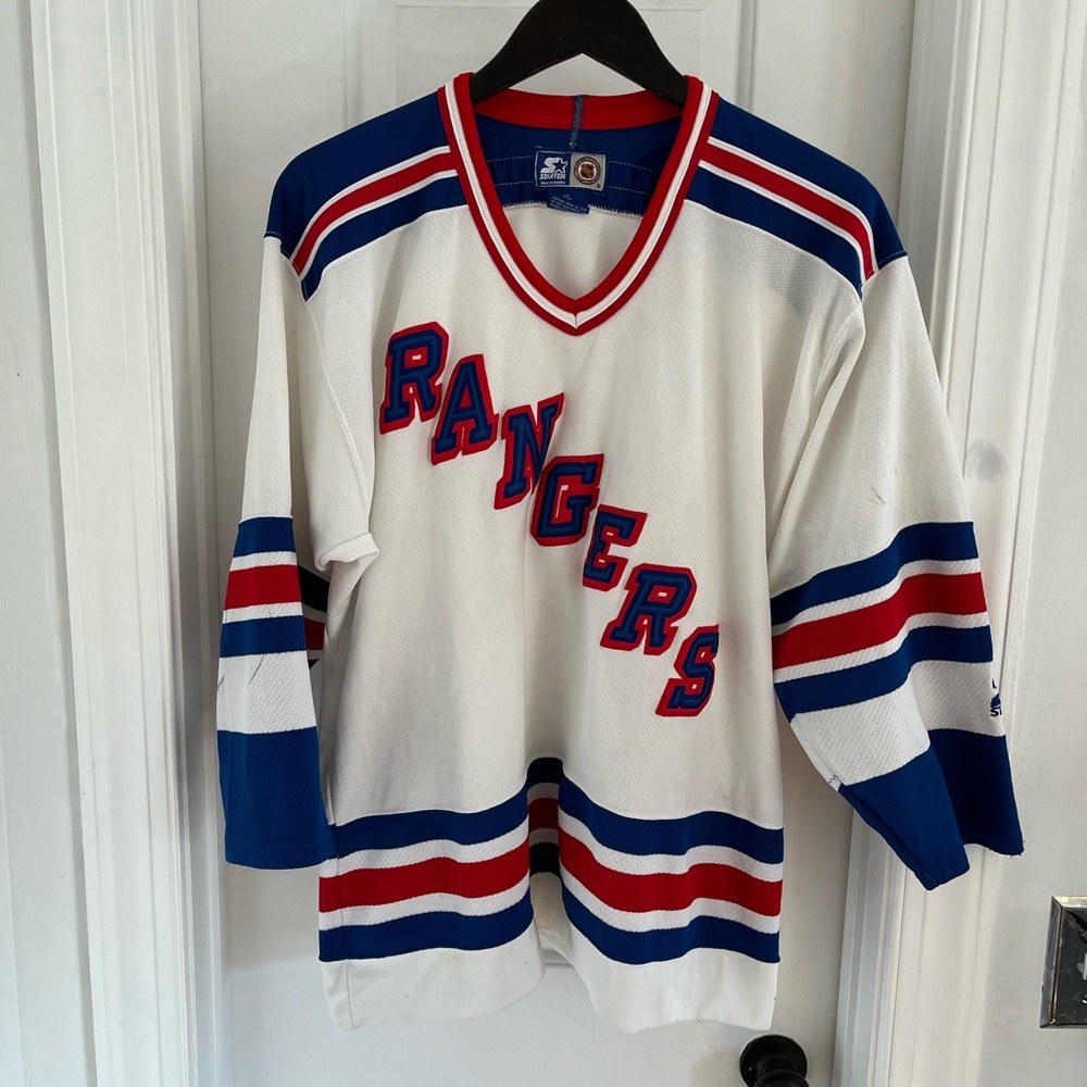 Vintage 1990s Starter New York‎ Rangers NHL Jersey